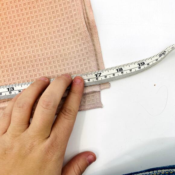 Geometry Ombre Blue & orange Dish Towel Set (5) - Picture 6 of 8